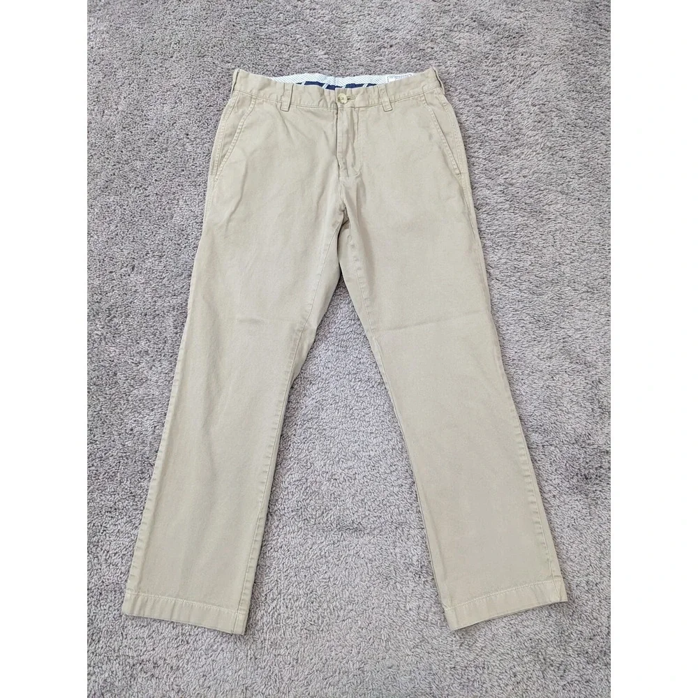 Southern Tide Skipjack Chino Pants Mens 30 Pima Cotton Modal Beige inseam:25.5